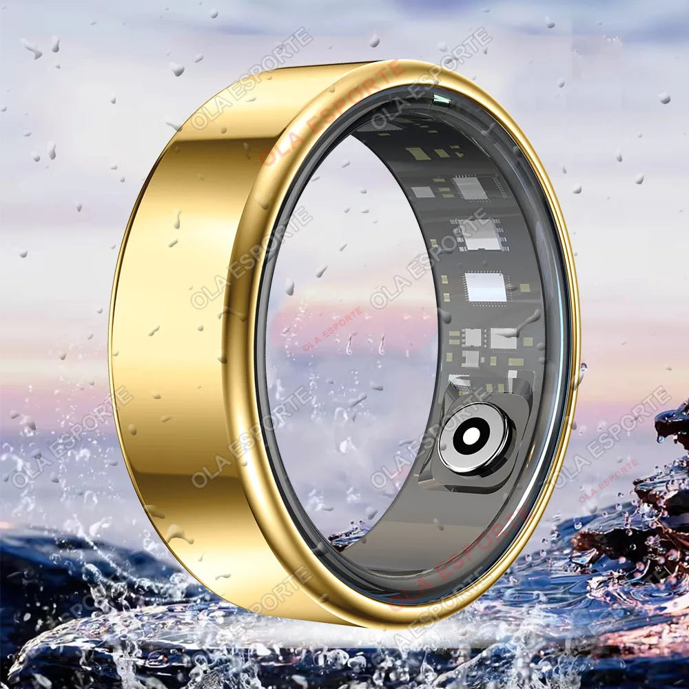 Smart Rings Steps Heart Rate Blood Oxygen Saturation Sleep Distance Calories IP68 Smart Ring Waterproof Multi-Sport Mode Tracker