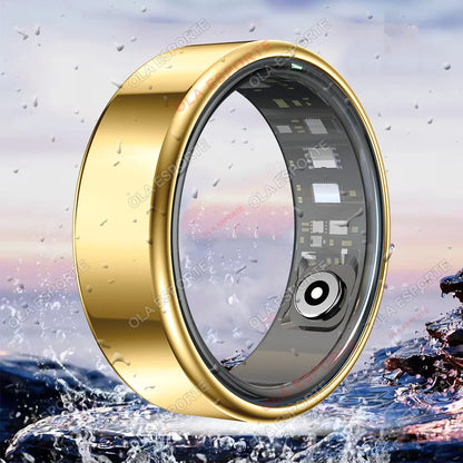 Smart Rings Steps Heart Rate Blood Oxygen Saturation Sleep Distance Calories IP68 Smart Ring Waterproof Multi-Sport Mode Tracker