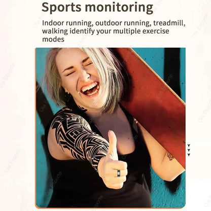 Smart Rings Steps Heart Rate Blood Oxygen Saturation Sleep Distance Calories IP68 Smart Ring Waterproof Multi-Sport Mode Tracker