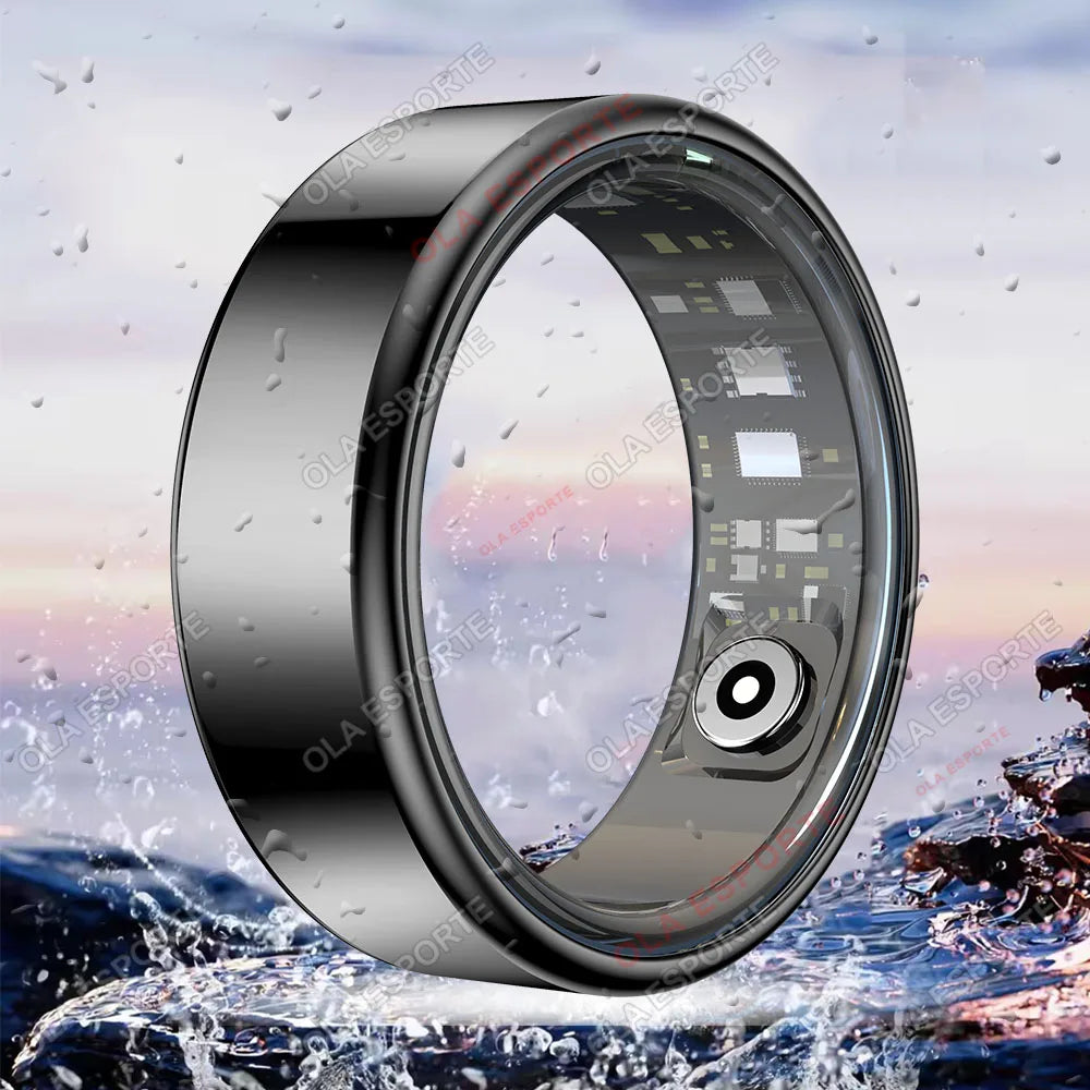 Smart Rings Steps Heart Rate Blood Oxygen Saturation Sleep Distance Calories IP68 Smart Ring Waterproof Multi-Sport Mode Tracker
