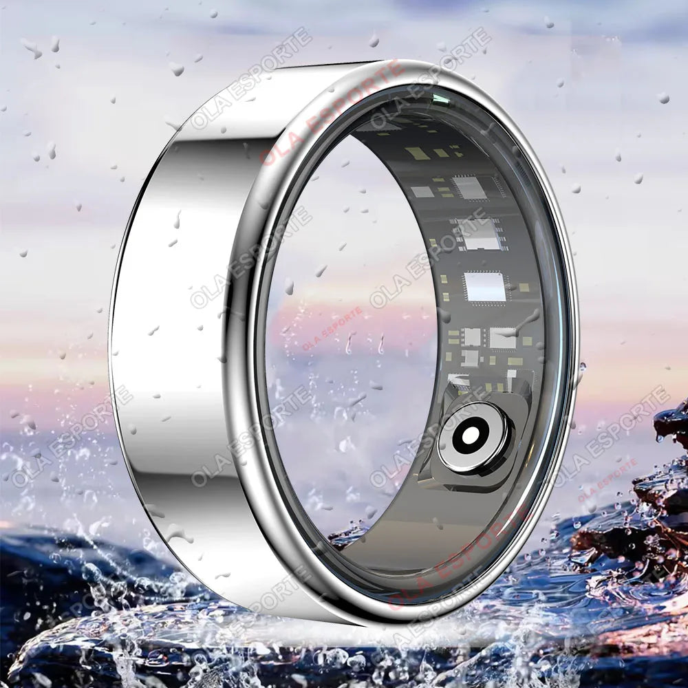Smart Rings Steps Heart Rate Blood Oxygen Saturation Sleep Distance Calories IP68 Smart Ring Waterproof Multi-Sport Mode Tracker